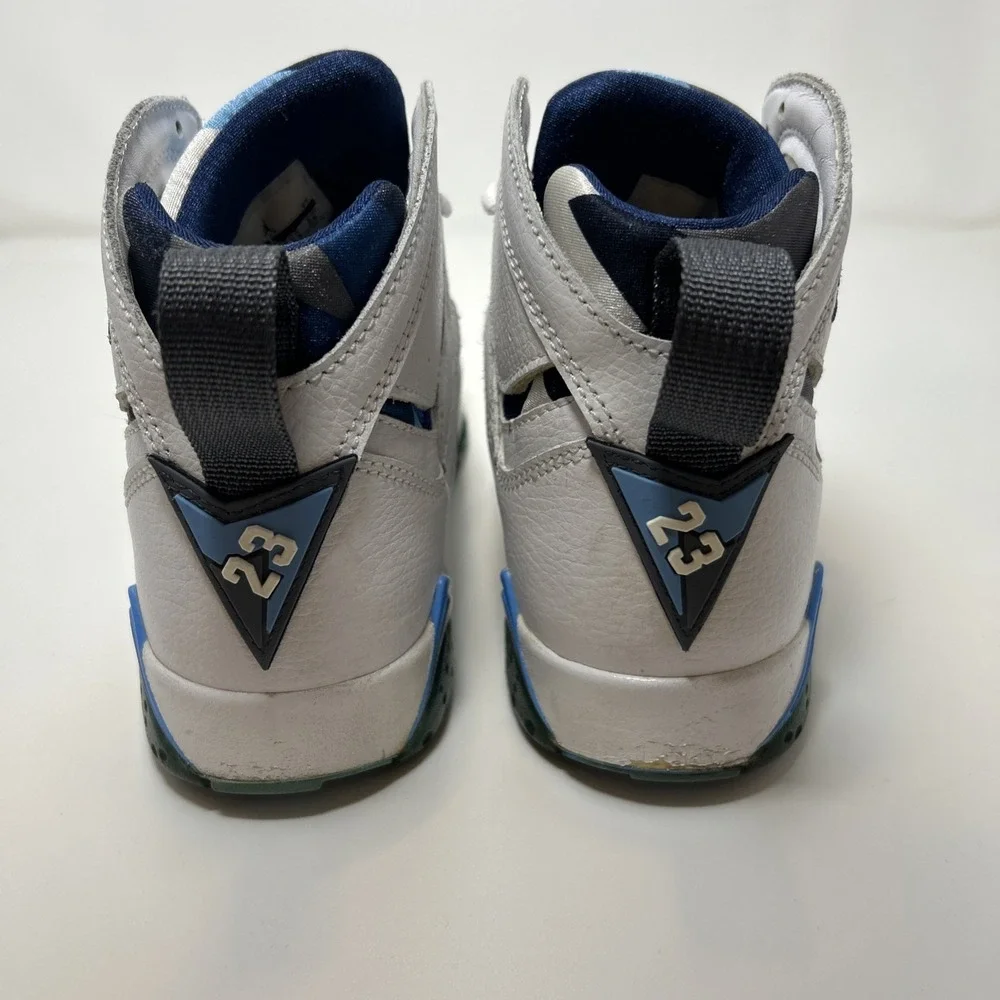 Nike Air Jordan 7 Retro 'French Blue' (GS) Sz 6Y Women's Sz 7.5 Wht 304774-107